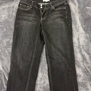 White House Black Market Dark Wash Straight Leg Jeans